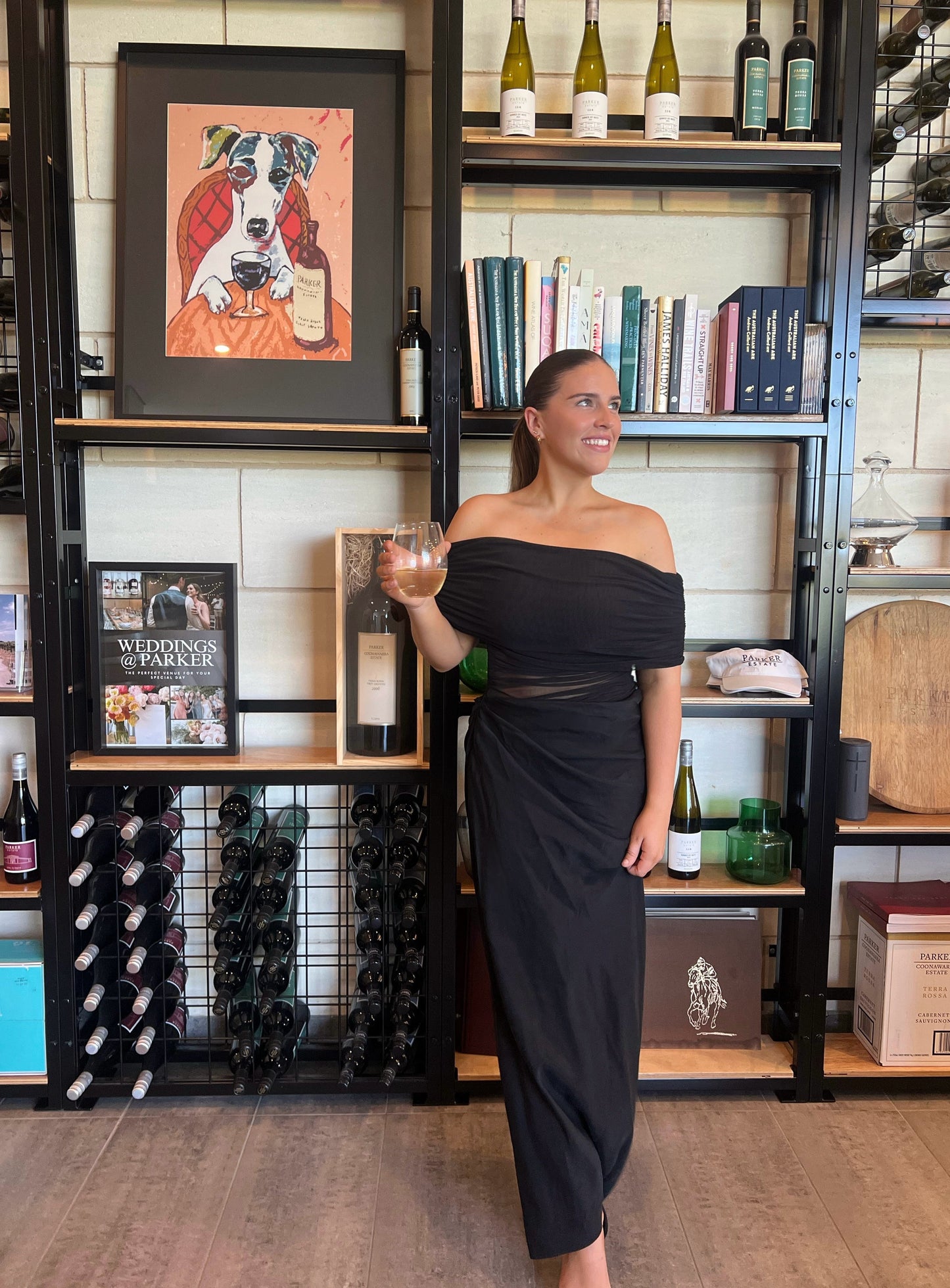 Benni Yasmin Off Shoulder Maxi