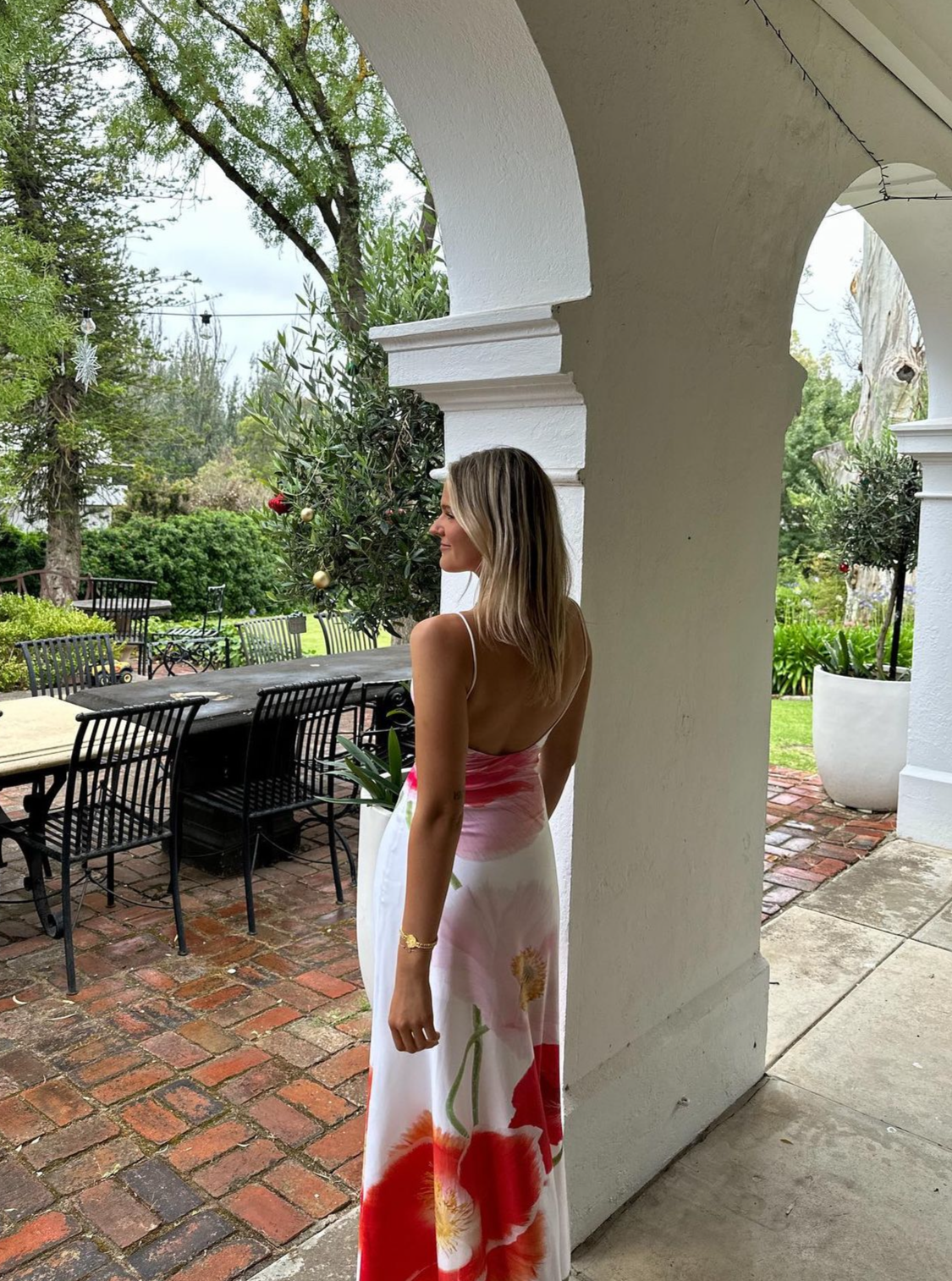 With Harper Lu Citrus Poppy maxi