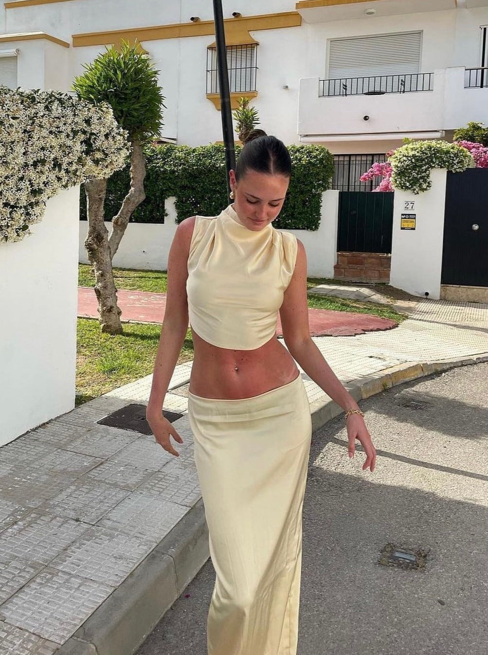 Buttercream Satin Set