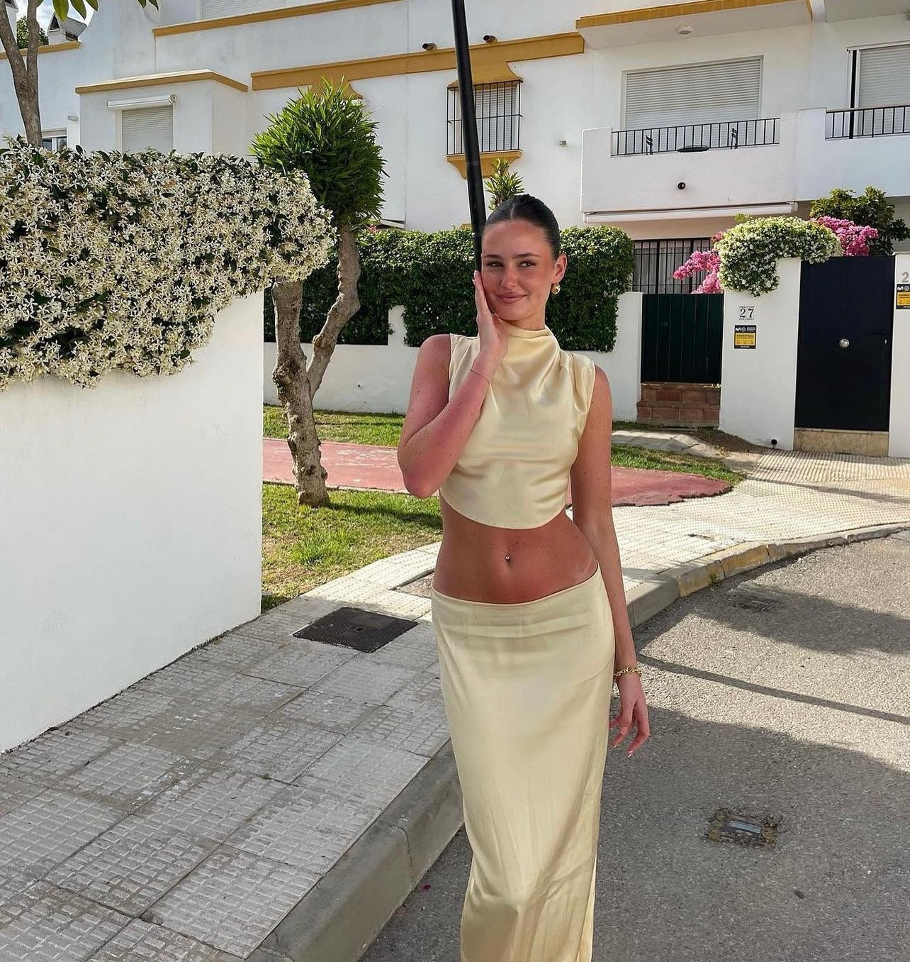 Buttercream Satin Set