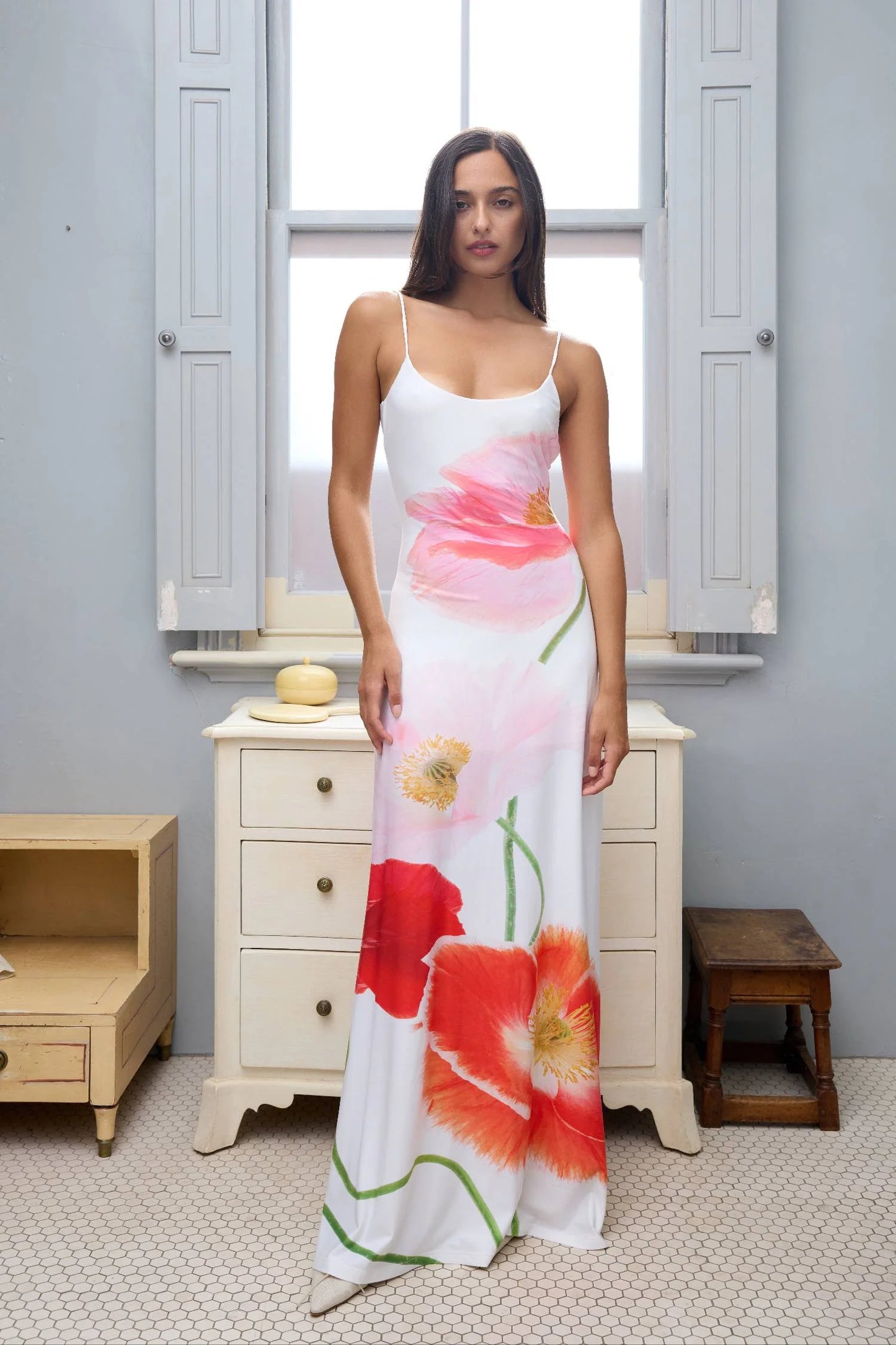 With Harper Lu Citrus Poppy maxi