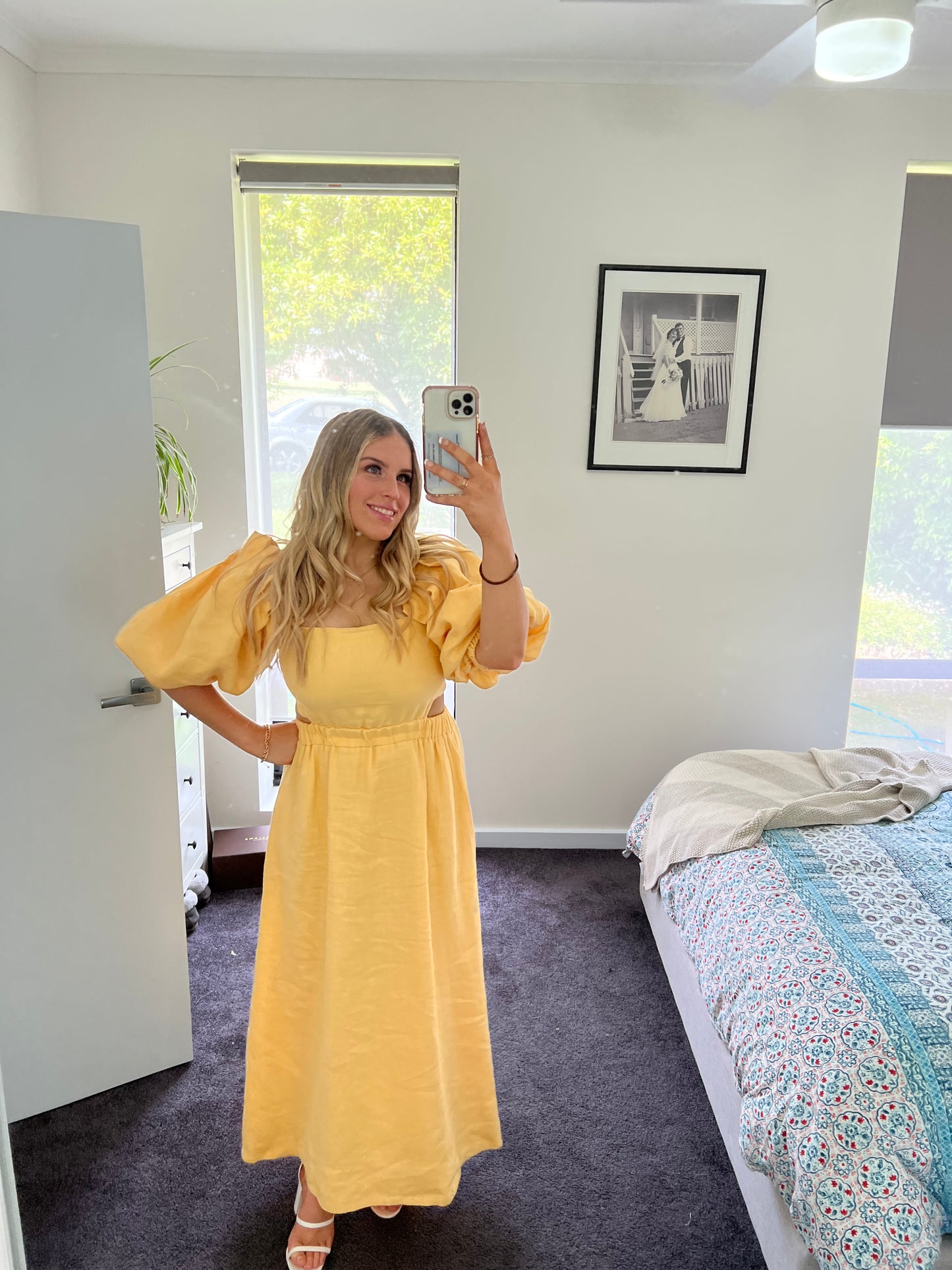 SOVERE Noble Maxi dress in Buttercup