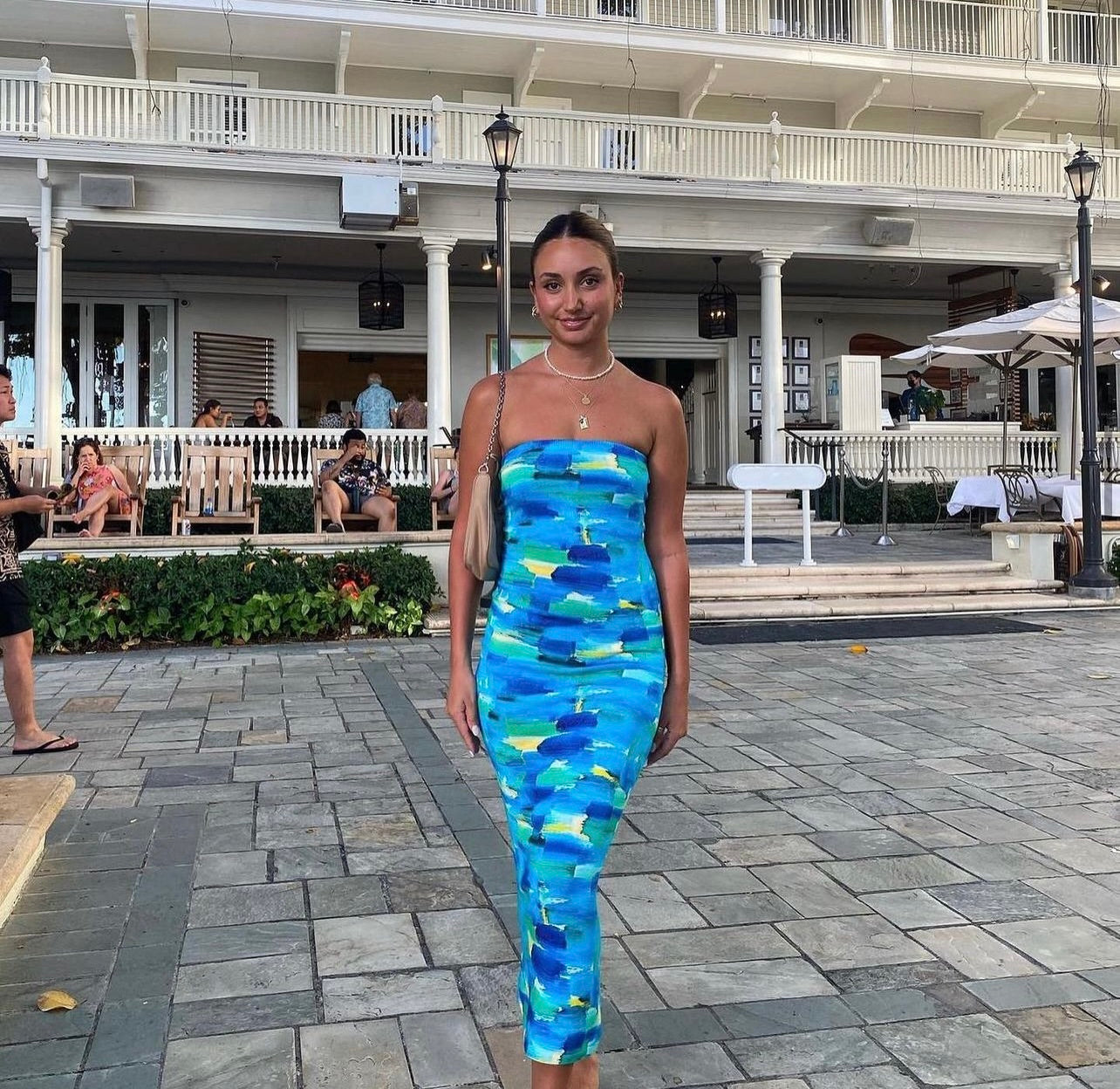 Asta Resort Miami Dress in Blue